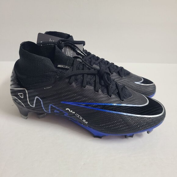 NEW Nike Zoom Superfly 9 Elite FG Soccer Cleats BAG DJ4977-040 Size 6.5 Black - Picture 4 of 8